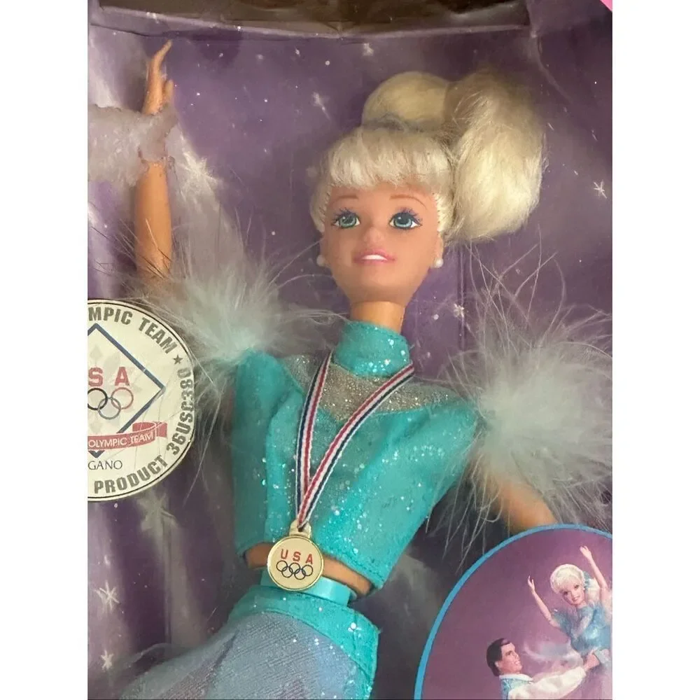 New 1998 vintage skater Olympic Barbie